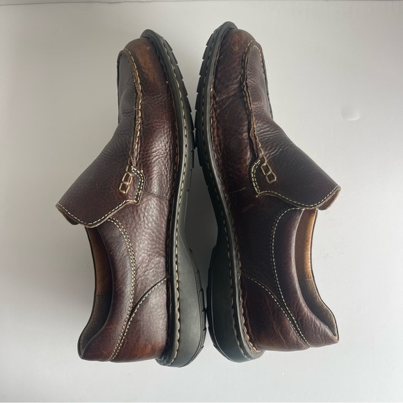 Born M6179 Men's Brown Leather Slip-On Shoes Size 10 - Picture 7 of 14